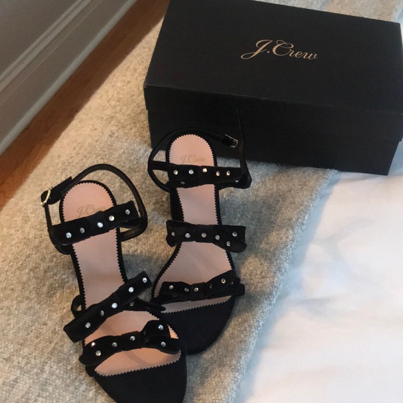 J. Crew Shoes - JCREW velvet bow shoes. Brand new!